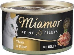 Miamor Tuńczyk z serem w galarecie 100% FILET 100g